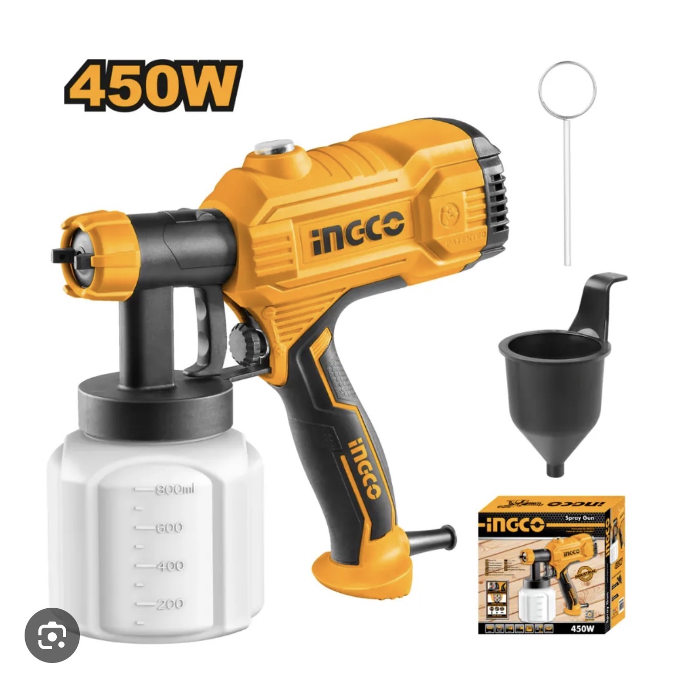 Pistolet à peinture 450w en courant