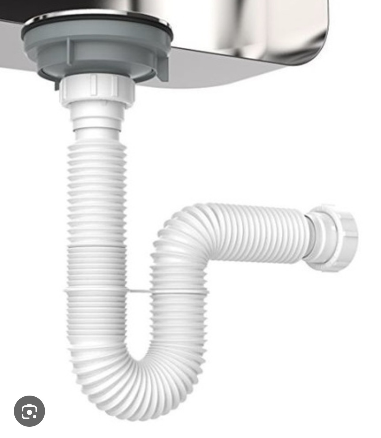 Siphon Accordéon évier 40