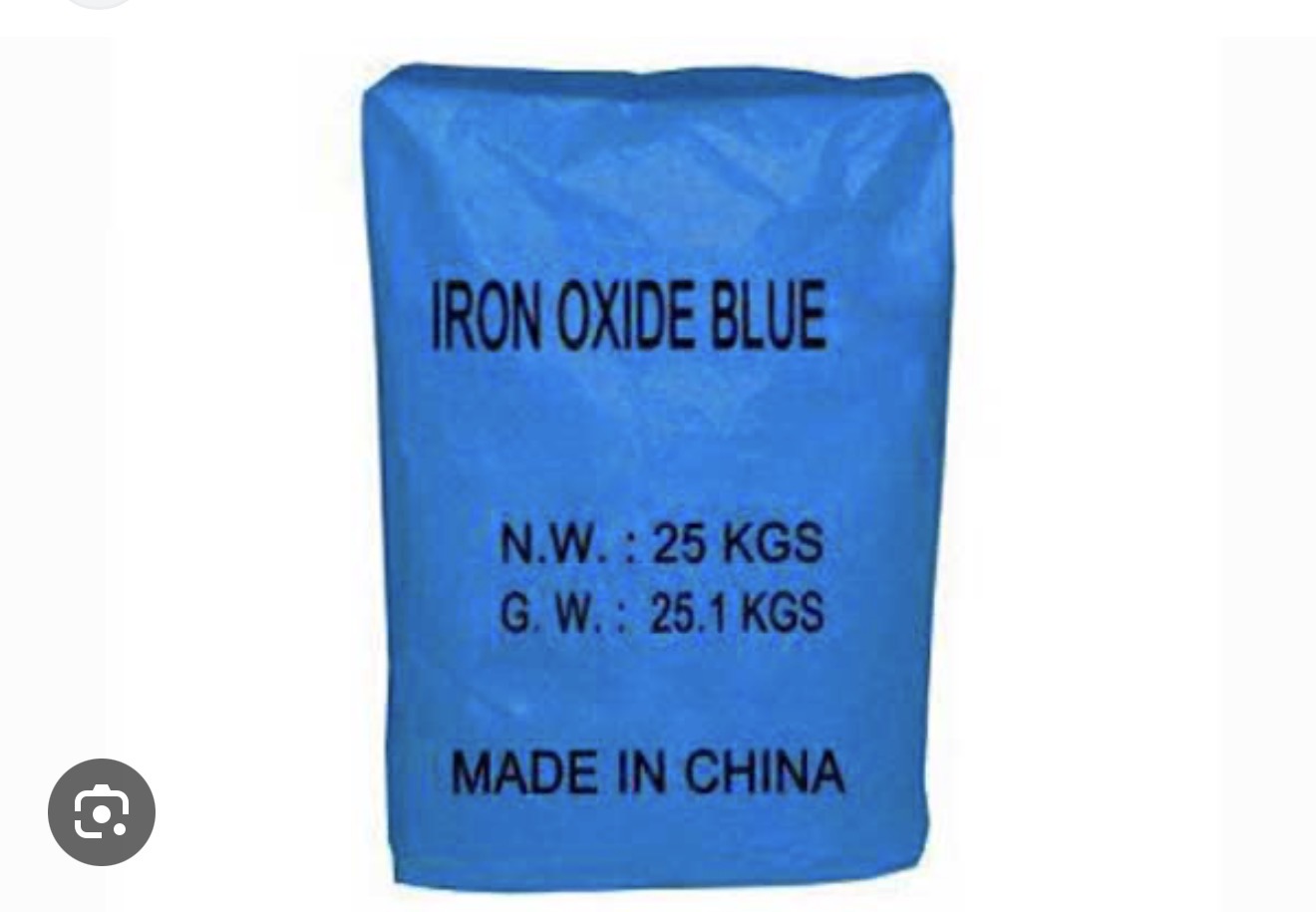 Sacs oxyde bleu